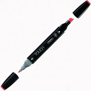 Touch Twin Brush Marker F121 Fluorescent Coral Red ürün görseli 1