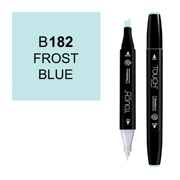 Touch Twin Brush Marker B182 Frost Blue ürün görseli 1