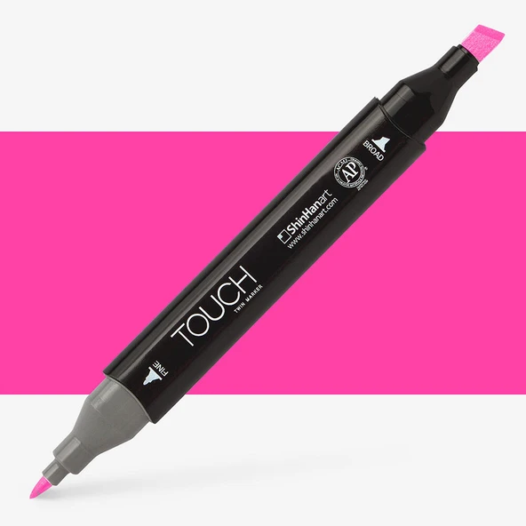 Touch Twin Brush Marker F126 Fluorescent Pink ürün görseli 1
