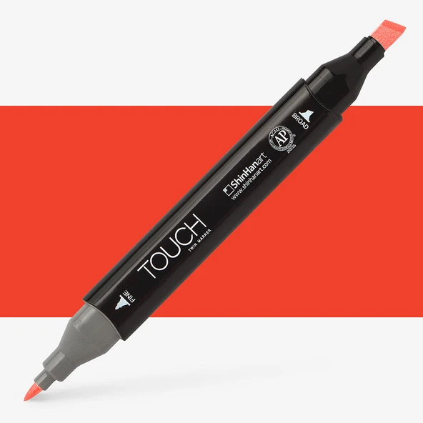 Touch Twin Brush Marker R14 Vermilion ürün görseli 1