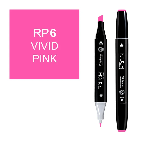 Touch Twin Marker RP6 Vivid Pink ürün görseli 1