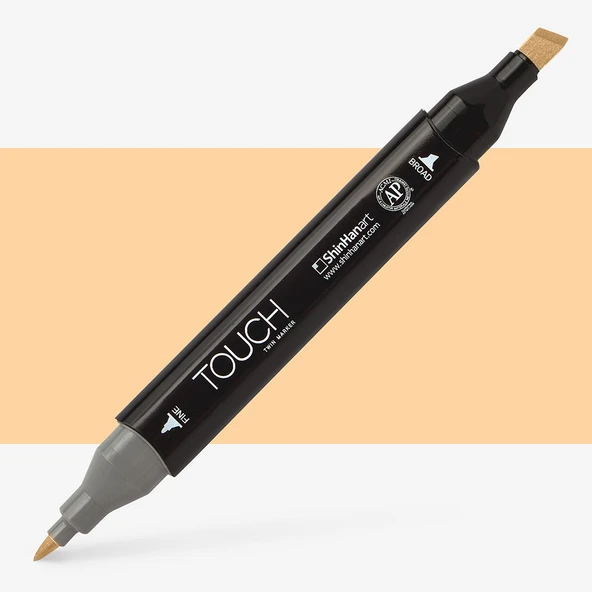 Touch Twin Brush Marker YR142 Pale Cream ürün görseli 1