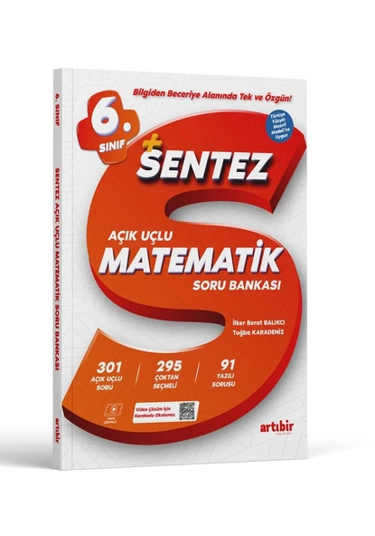 Artıbir Yayınları 6. Sınıf Sentez Matematik Açık Uçlu Soru Bankası ürün görseli 1
