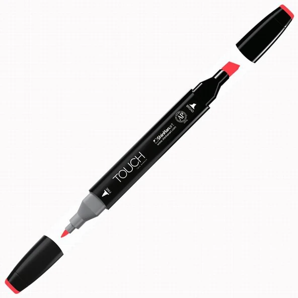 Touch Twin Brush Marker R12 Coral Red ürün görseli 1