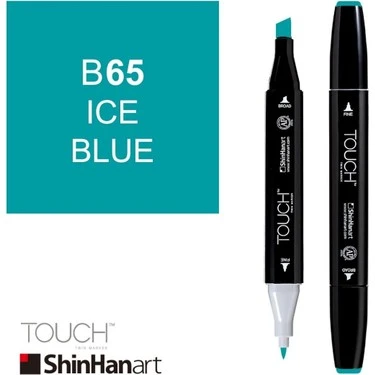 Touch Twin Brush Marker B65 Ice Blue ürün görseli 1