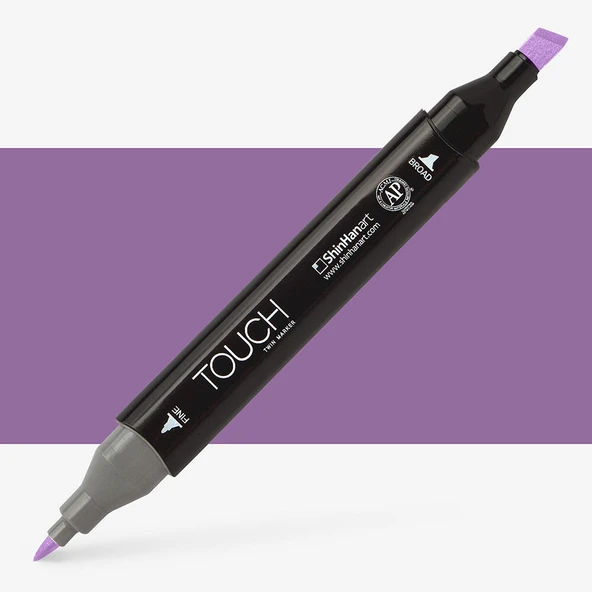 Touch Twin Brush Marker P281 Violet ürün görseli 1