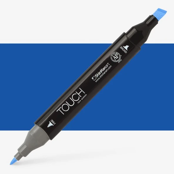 Touch Twin Brush Marker PB71 Cobalt Blue ürün görseli 1