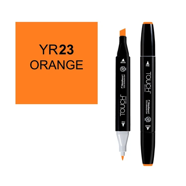Touch Twin Brush Marker YR23 Orange ürün görseli 1