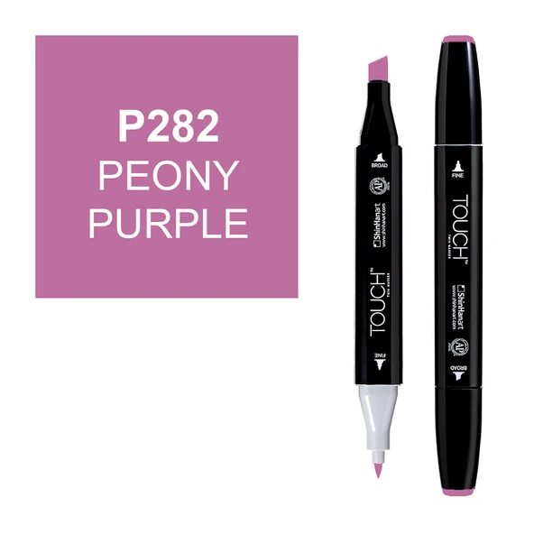 Touch Twin Marker P282 Peony Purple ürün görseli 1