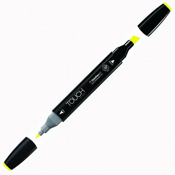 Touch Twin Brush Marker F123 Fluorescent Yellow ürün görseli 1