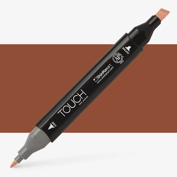 Touch Twin Brush Marker BR93 Burnt Orange ürün görseli 1