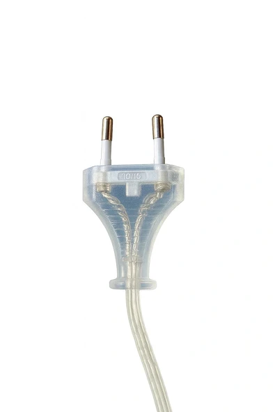 Şeffaf Kablolu E27 Beyaz Duylu, 2 Metre Arapuarlı (Aç Kapat Anahtar) (2X0,50) 65W - Resim 4
