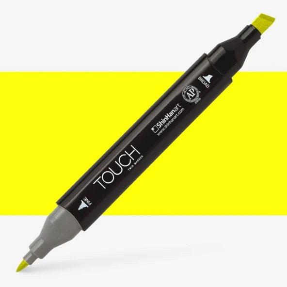 Touch Twin Marker F123 Fluorescent Yellow ürün görseli 1