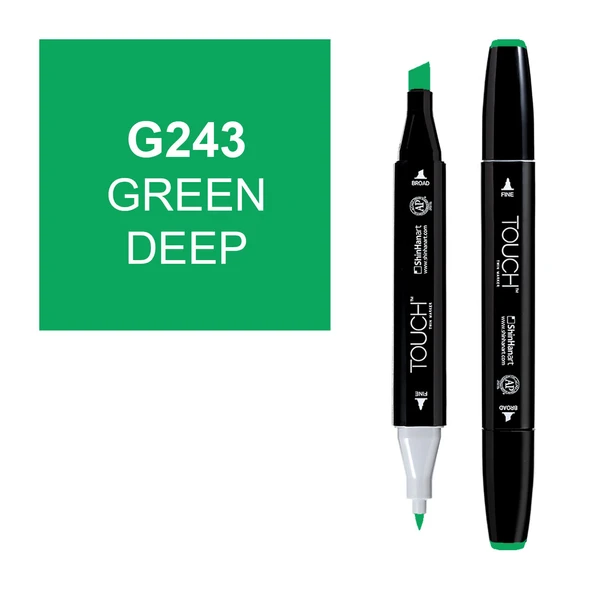 Touch Twin Marker G243 Green Deep ürün görseli 1