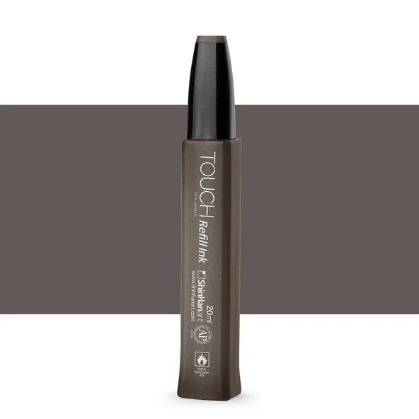 Touch Twin Marker Refill İnk 20ml WG8 Warm Grey ürün görseli 1
