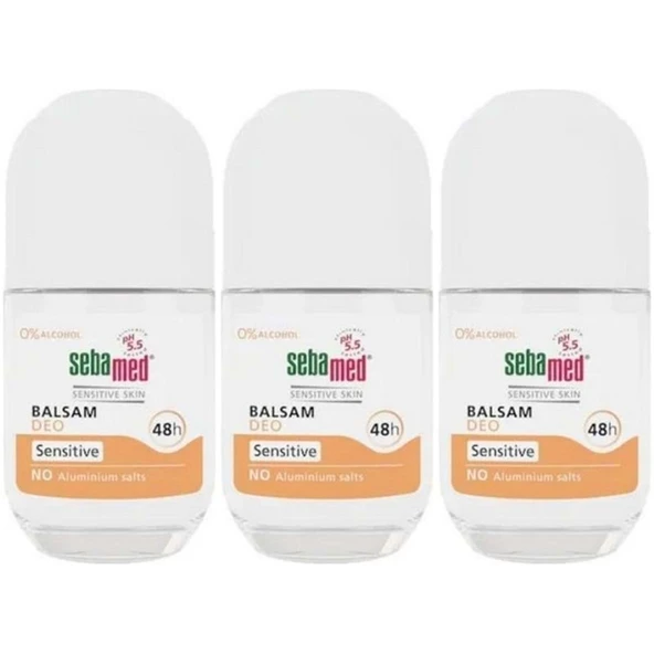 Sebamed Roll-On 50ML Balsam Hassas/Sensitive (3 Lü  Set) ürün görseli 1