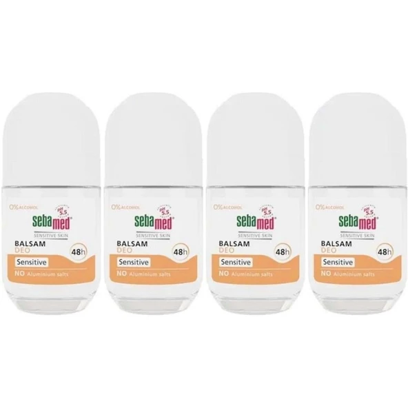 Sebamed Roll-On 50ML Balsam Hassas/Sensitive (4 Lü  Set) ürün görseli 1