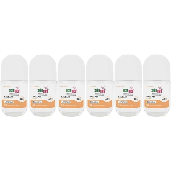 Sebamed Roll-On 50ML Balsam Hassas/Sensitive (6 Lı  Set) ürün görseli 1