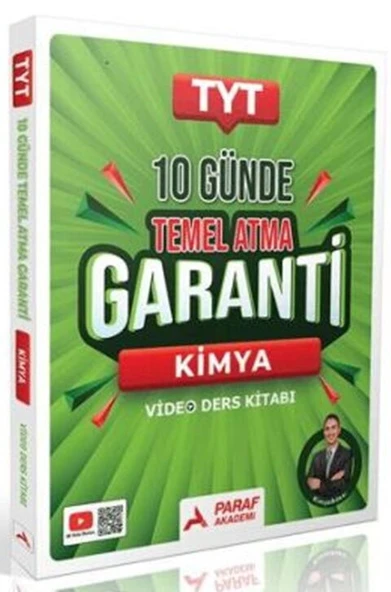 Paraf Yayınları TYT Kimya 10 Günde Temel Atma Garanti Video Ders Kitabı ürün görseli 1