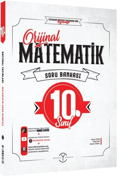 Orijinal Yayınları 10. Sınıf Orijinal Matematik Soru Bankası ürün görseli 1