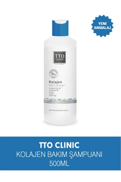 Tto Clinic Kolajen Bakım Ve Hacim Şampuanı 400 ml ürün görseli 1