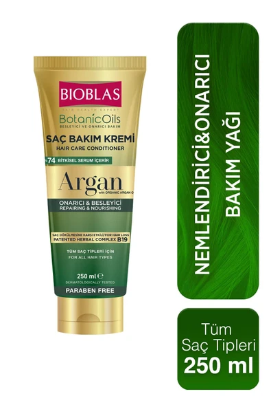 Bioblas Botanics Oil Argan Yağlı Saç Bakım Kremi 250ml ürün görseli 1