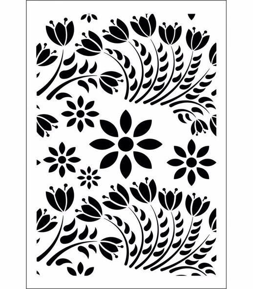 FCS STENCIL MODEL-6 21X30 ürün görseli 1