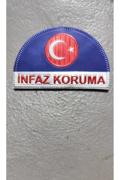 ''İNFAZ KORUMA'' Ceza ve Tevkifevleri Arması 3d Plastik, 2025 Yeni Tip, Cırtlı, 1. Kalite ürün görseli 1