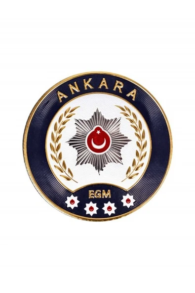 Ankara Arması 3D, 2025 Yeni Tip, Cırtlı, Standart Ölçü, 1.sınıf Kalite ürün görseli 1