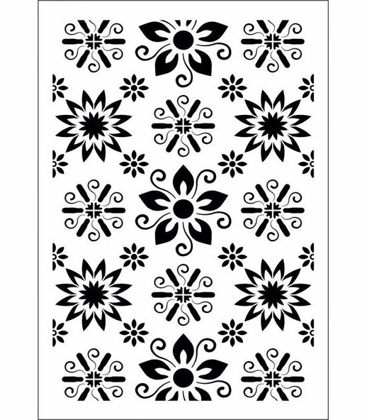 FCS STENCIL MODEL-9 21X30 ürün görseli 1