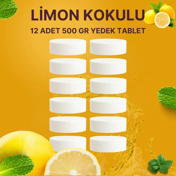 6 Adet 2x500GR - LİMON - Nem Alıcı Rutubet Giderici Yedek Tablet ürün görseli 1