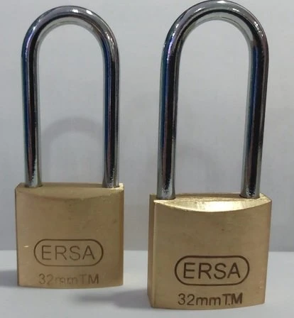 Doras Ersa 2'li Set Uzun Kanca Pas Sistem Pirinç Asma Kilit 30 Mm ürün görseli 1