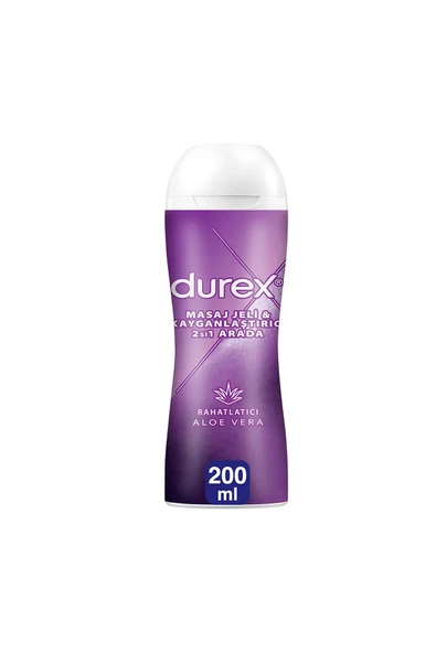 Durex Play 2 si 1 Aloe Vera 200 ml Kaygnlaştırıcı ve Masaj Jeli ürün görseli 1