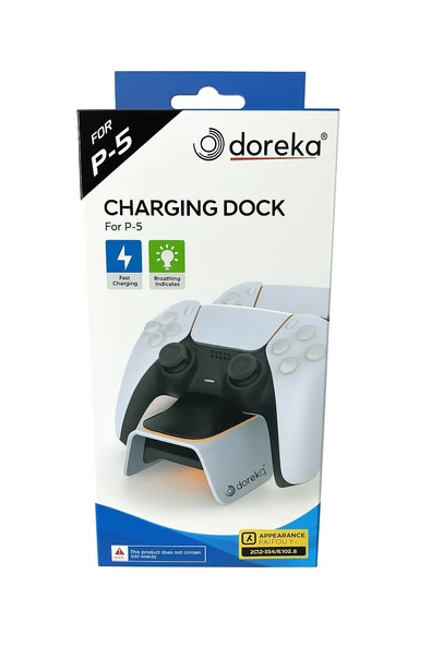 Doreka PS5 DualSense Şarj İstasyonu Playstation 5 Uyumlu Charging Station - TP5-0521E ürün görseli 1