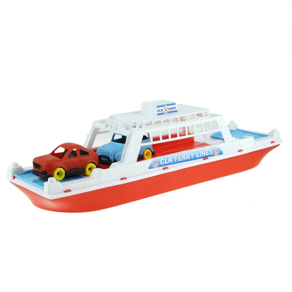 Oyuncak Gemi Arabalı Feribot 40 Cm - Resim 3