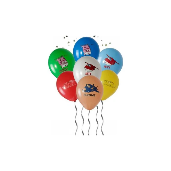 Parti Sürprizi Harika Kanatlar Karışık Renk Latex Balon Adet ürün görseli 1