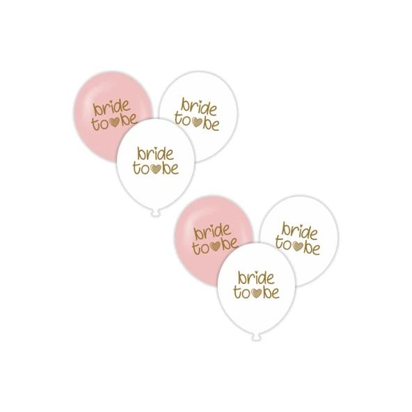 Parti Sürprizi Bride To Be Temalı Baskılı Balon 10 Adet ürün görseli 1