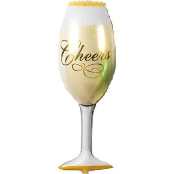 Parti Sürprizi Şampanya Kadehi Cheers Folyo Balon ürün görseli 1