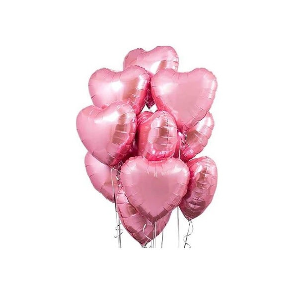 Parti Sürprizi Pembe Kalp Folyo Balon 1 Adet ürün görseli 1