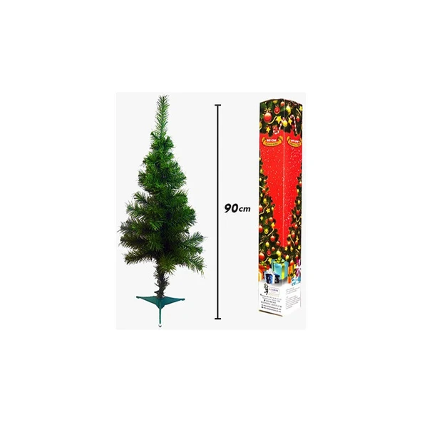 Parti Sürprizi Yılbaşı Çam Ağacı 90 cm 72 Dal Kutulu ürün görseli 1