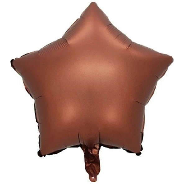 Parti Sürprizi Karamel Yıldız Folyo Balon 1 Adet ürün görseli 1