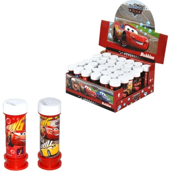 Parti Sürprizi Arabalar Cars Hediyelik Köpük Baloncuk 6 Adet ürün görseli 1