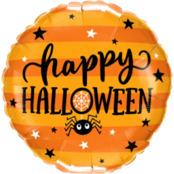 Parti Sürprizi Cadılar Bayramı Happy Halloween Turuncu Folyo Balon ürün görseli 1