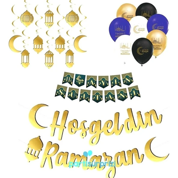 Parti Sürprizi Hoş Geldin Ramazan 11 Ayın Sultanı Set ürün görseli 1