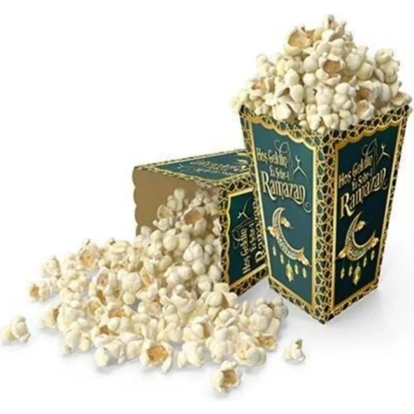 Parti Sürprizi Hoş Geldin Ya Şehri Ramazan 8 Li Popcorn Mısır Kutusu ürün görseli 1