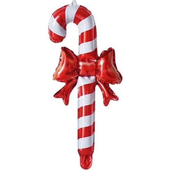 Parti Sürprizi Kurdele Görünümlü Baston Folyo Balon ürün görseli 1