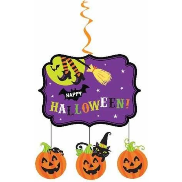 Parti Sürprizi Halloween Cadılar Bayramı Asma Süs ürün görseli 1