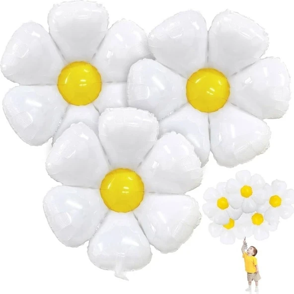 Parti Sürprizi Papatya Folyo Balon Büyük Boy 1 Adet ürün görseli 1
