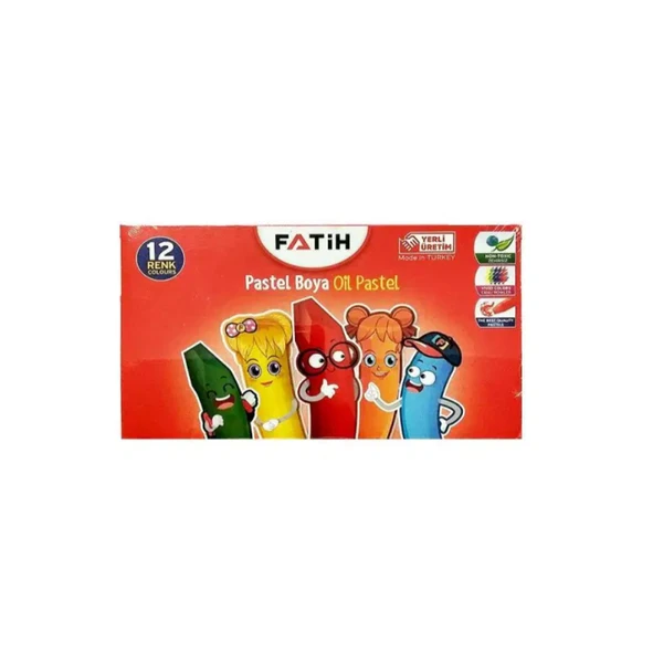 12'li Pastel Boya Seti - Resim 2