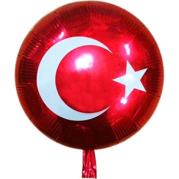Parti Sürprizi Türk Bayrağı Folyo Balon 1 Adet ürün görseli 1
